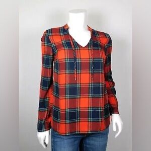 NAUTICA | Plaid Blouse